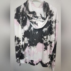 Hollister tie die hoodie